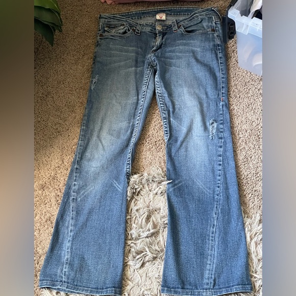 Low Rise Flare Jeans 💕True Religion💕 Joey - Picture 8 of 12